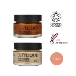 Odylique organiczny kremowy podkład do makijażu z filtrem mineralnym SPF 25 kolor 50 Medium Brown Warm Tone, 30 ml