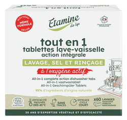 EDL Etamine du Lys certyfikowane tabletki do zmywarki All-in-One Wszystko-w-Jednym 60 szt