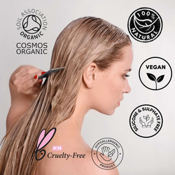 Odylique organiczna wielozadaniowa odżywka maska do włosów i skóry głowy prebiotyki, lawenda i rokitnik 200 ml