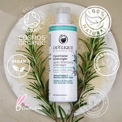 Odylique organiczna wielozadaniowa odżywka maska do włosów i skóry głowy rozmaryn i proteiny ryżowe 200 ml