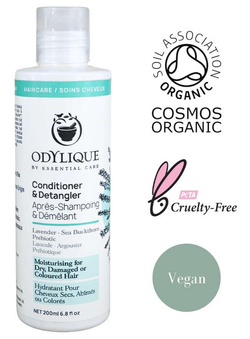 Odylique organiczna wielozadaniowa odżywka maska do włosów i skóry głowy prebiotyki, lawenda i rokitnik 200 ml