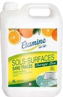 EDL Etamine du Lys koncentrat do mycia podłóg i powierzchni użytkowych organiczna pomarańcza kanister 5 l