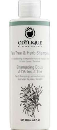 Odylique organiczny oczyszczający szampon z olejkiem z drzewa herbacianego i ziołami, 200 ml